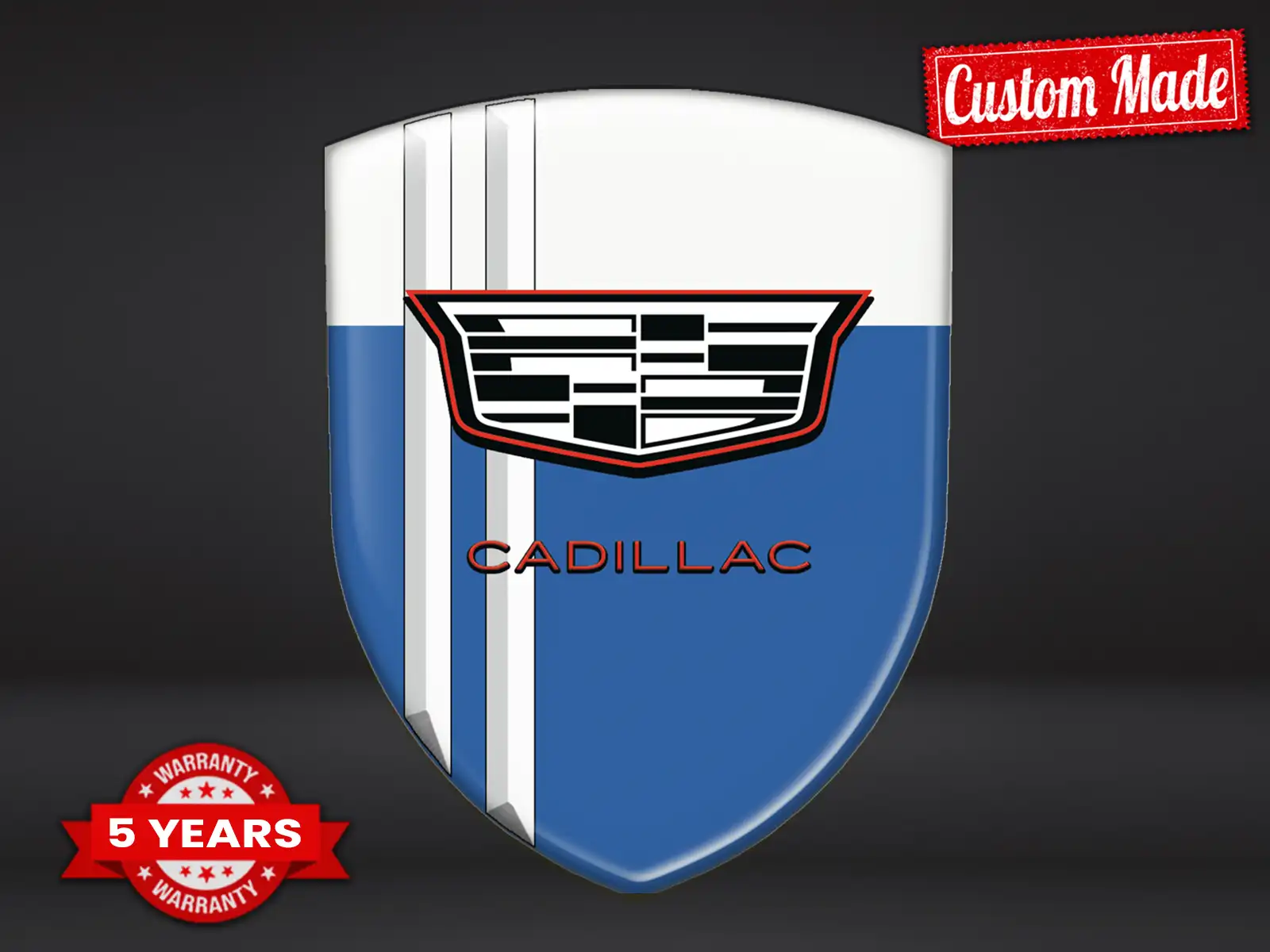 Cadillac Heckscheibensticker Premium Exklusiv Robust Auto